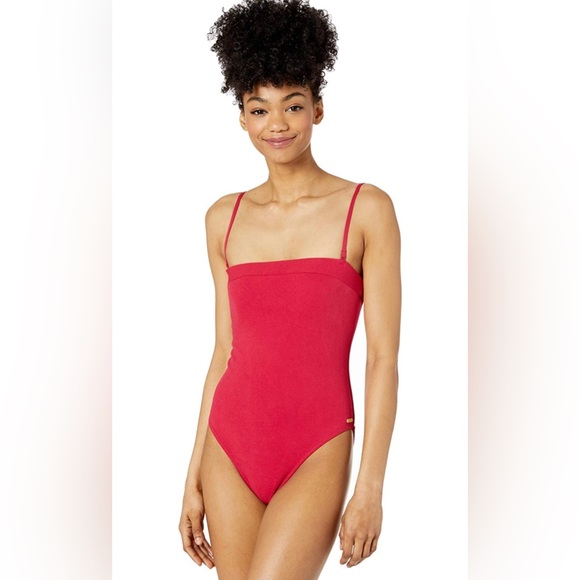 Roxy Other - 🔥ROXY🔥CASUAL MOOD ONE-PIECE SWIMSUIT IN RED SIZE S NWT
